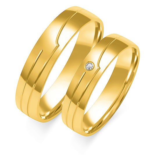 Novaris 5.00 mm + 5.00 mm - 0,014 ct. Diamanten