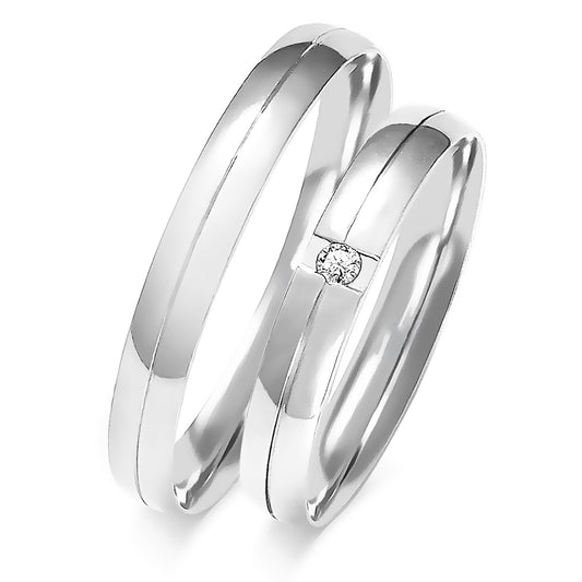 Selene 3.50 mm + 3.50 mm - 0,033 ct. Diamanten