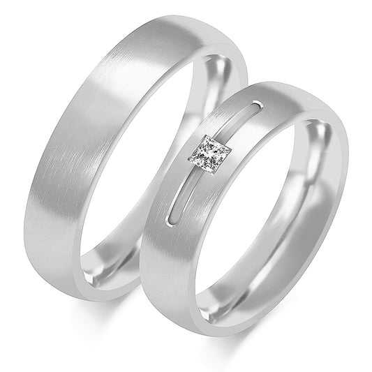 Giselora 5.00 mm + 5.00 mm - 0,153 ct. Diamanten