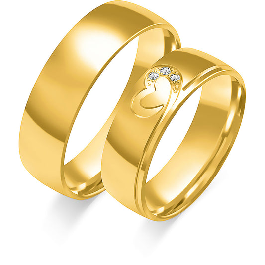 Norielle 6.00 mm + 6.00 mm - 0,027 ct. Diamanten