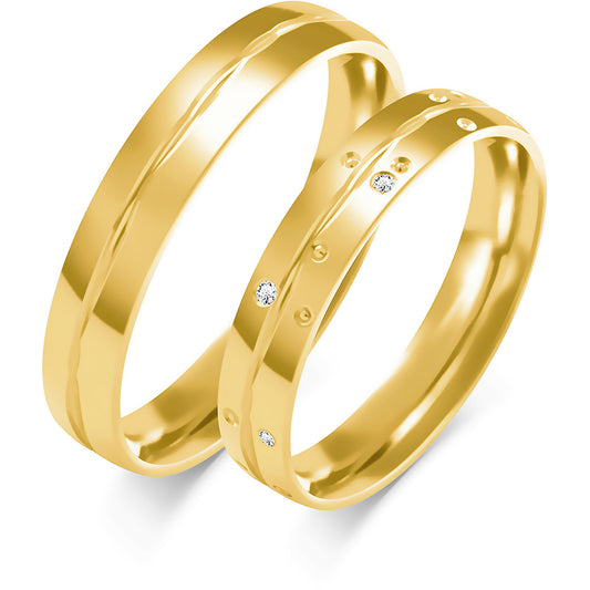 Renavelle 4.00 mm + 4.00 mm - 0,04 ct. Diamanten