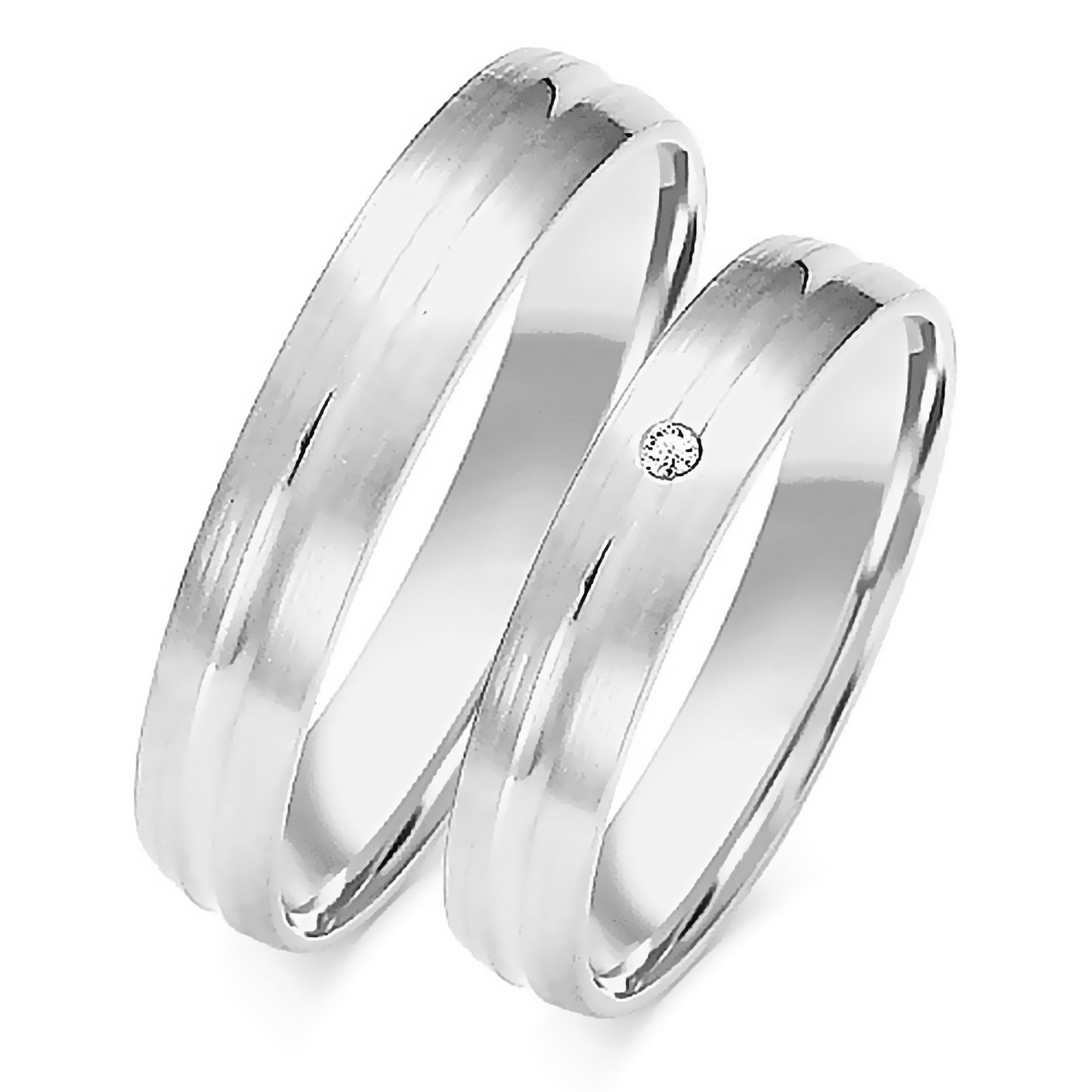 Tatiana 4.00 mm + 4.00 mm - 0,014 ct. Diamanten