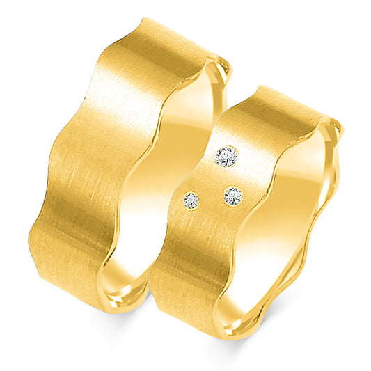 Thalia 7.50 mm + 7.50 mm - 0,045 ct. Diamanten