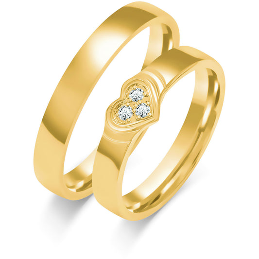 Celestienne 4.50 mm + 4.50 mm - 0,042 ct. Diamanten