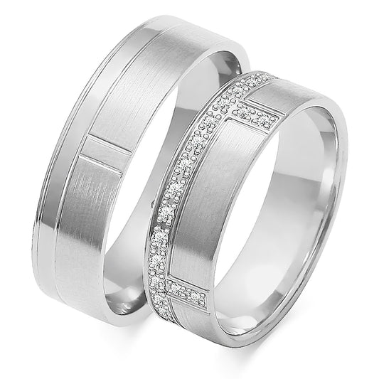 Vesperina 6.00 mm + 6.00 mm - 0,36 ct. Diamanten