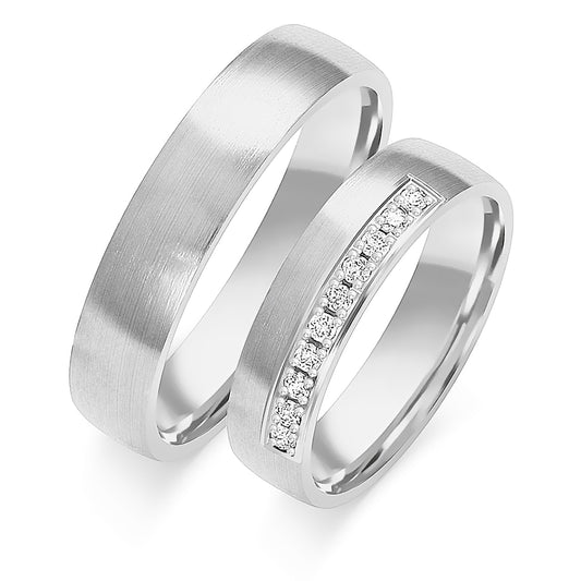 Yasmina 5.00 mm + 5.00 mm - 0,09 ct. Diamanten