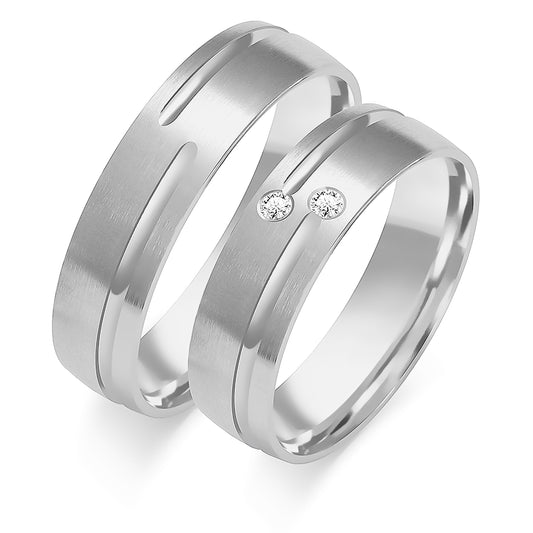 Callidora 5.50 mm + 5.50 mm - 0,028 ct. Diamanten