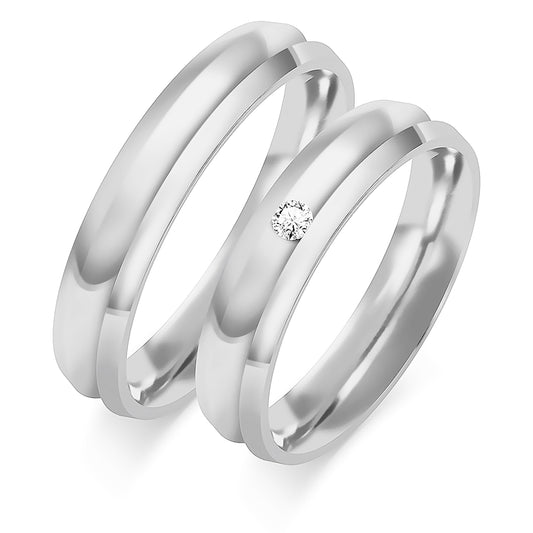 Carissa 4.50 mm + 4.50 mm - 0,033 ct. Diamanten