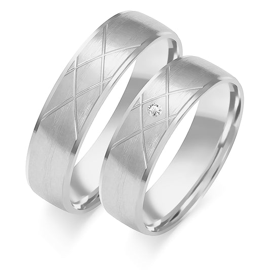 Eleonara 5.50 mm + 5.50 mm - 0,014 ct. Diamanten