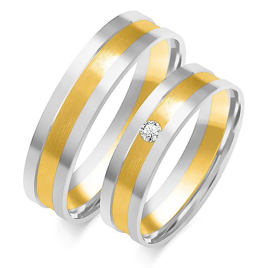 Serafina Lux 5.00 mm + 5.00 mm - 0,033 ct. Diamanten