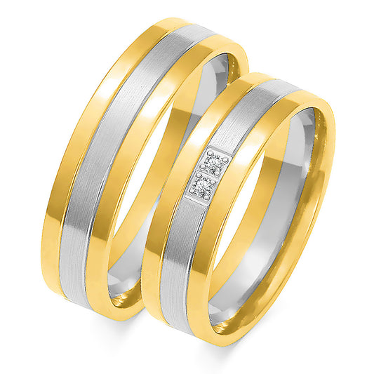 Nolavelle 5.50 mm + 5.50 mm - 0,028 ct. Diamanten