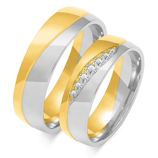 Ravelyssa 6.00 mm + 6.00 mm - 0,123 ct. Diamanten