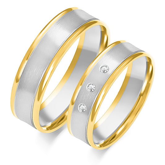 Gisavina 5.50 mm + 5.50 mm - 0,042 ct. Diamanten