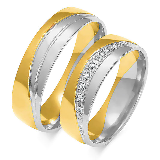 Valindra 6.00 mm + 6.00 mm - 0,14 ct. Diamanten