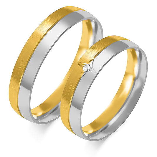 Loravelle 4.50 mm + 4.50 mm - 0,014 ct. Diamanten
