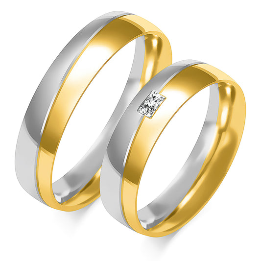 Vioralyn 5.00 mm + 5.00 mm - 0,061 ct. Diamanten