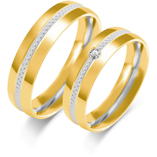 Isanora 5.50 mm + 5.50 mm - 0,065 ct. Diamanten