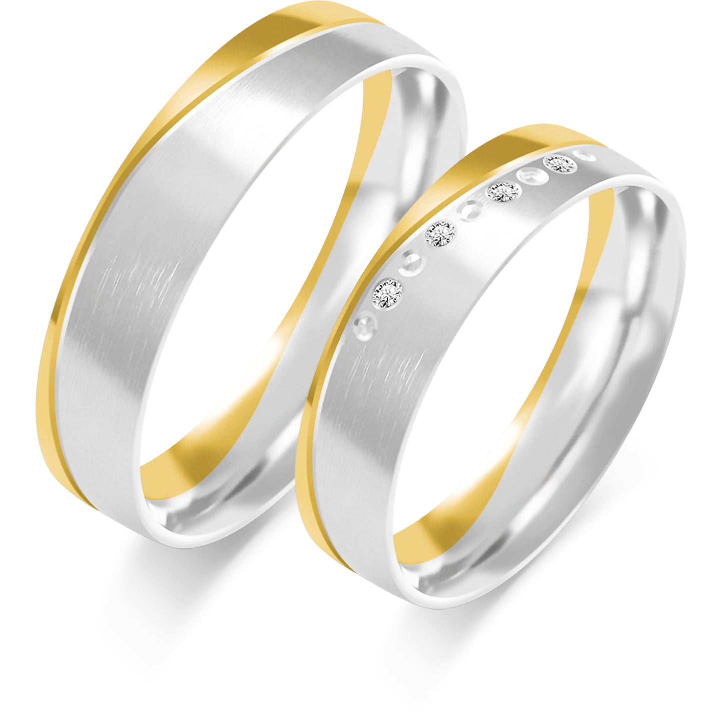 Vanyssa 5.00 mm + 5.00 mm - 0,036 ct. Diamanten