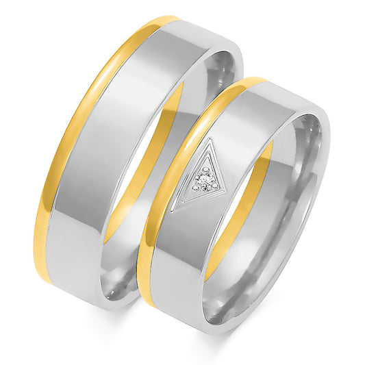 Xavaria 6.00 mm + 6.00 mm - 0,022 ct. Diamanten