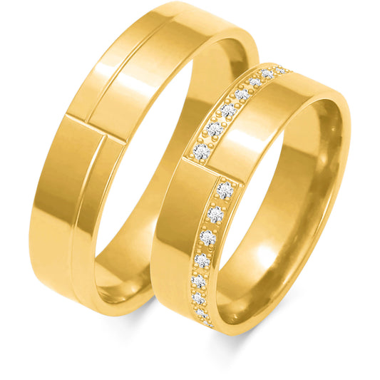 Zoravelle 5.50 mm + 5.50 mm - 0,162 ct. Diamanten