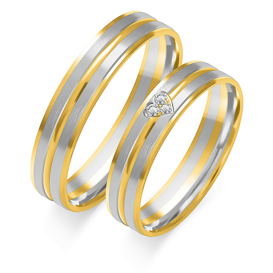 Irielle 4.50 mm + 4.50 mm - 0,027 ct. Diamanten