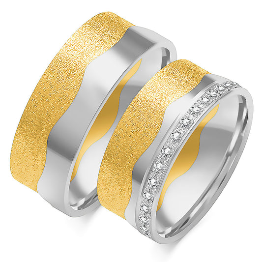 Dalinessa 8.00 mm + 8.00 mm - 0,27 ct. Diamanten