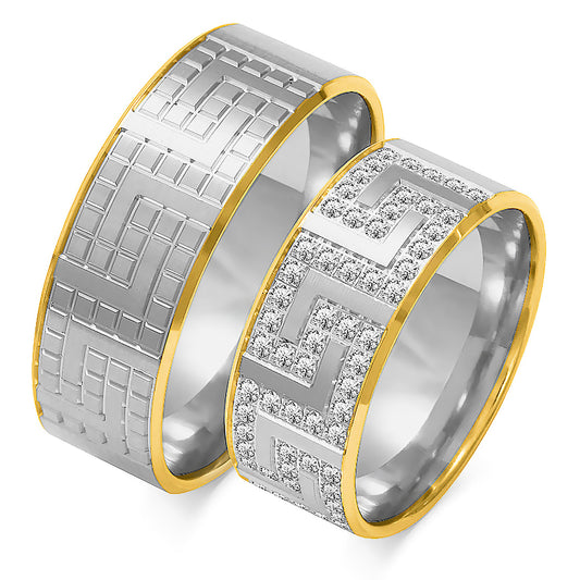 Salloria 8.00 mm + 8.00 mm - 0,531 ct. Diamanten