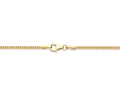 Halskette 14 Karat 585 Goldkette Panzerkette – Feine Echtgold Damen Halskette