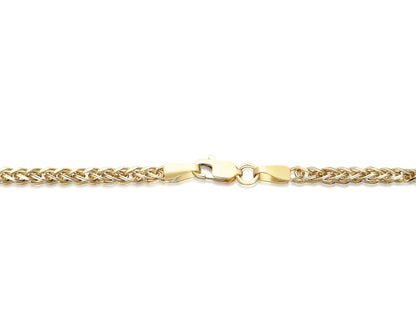 Halskette 14 Karat 585 Goldkette Modell "Panzer"  – Feine Echtgold Damen Halskette
