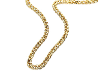 Halskette 14 Karat 585 Goldkette Modell "Panzer"  – Feine Echtgold Damen Halskette