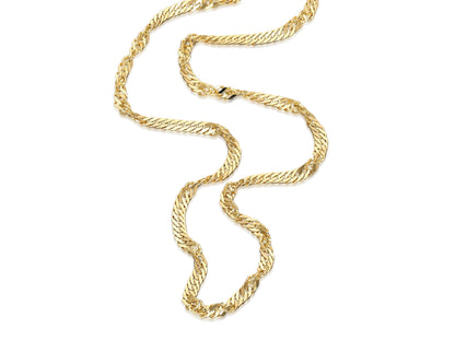 Halskette 14 Karat 585 Goldkette Modell "Forza" – Feine Echtgold Damen Halskette