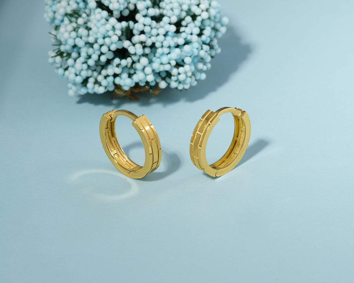 Ohrringe 14 Karat 585 – Echtgold Damen Ohrringe