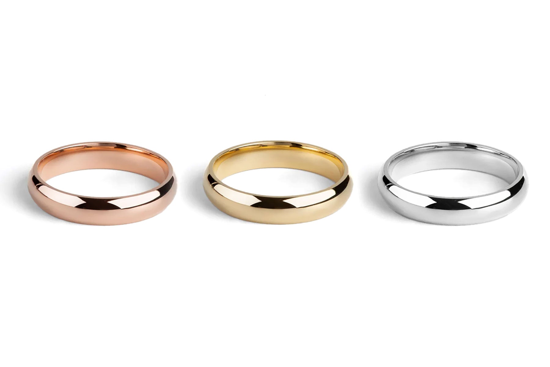 Goldfarben — Gelbgold, Weißgold, Roségold
